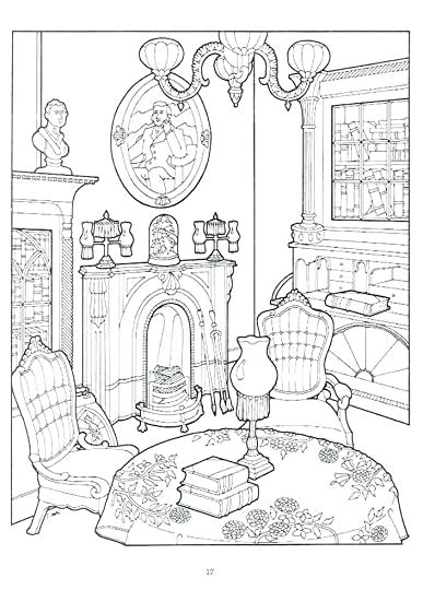 Victorian Christmas Coloring Pages Coloring Pages