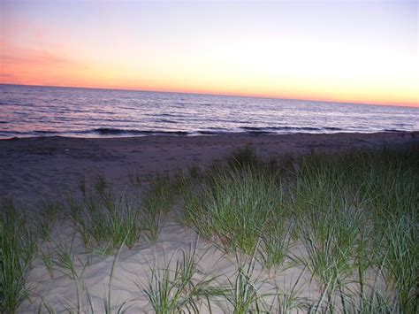 Lake Michigan Beach Sunset