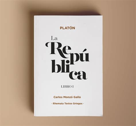 La República Platón Libro I Editorial Rhemata