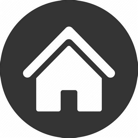 Building Circle Estate Home House Icon Download On Iconfinder