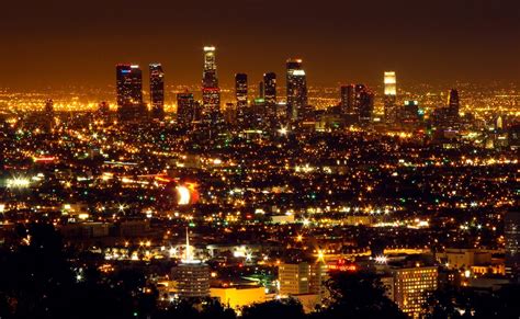 Free Download Los Angeles Skyline Night Wallpaper Wallpaper Quotes