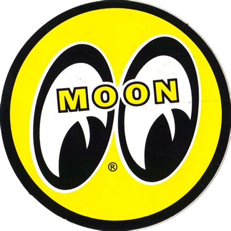 Great Hot Rod Parts Vintage Racing Moon Decal Vintage Cars