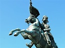 Equestrian statue of Karl von Oesterreich-Teschen in Vienna Austria