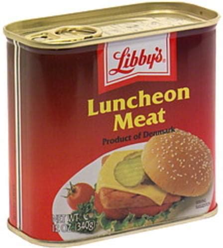 Libbys Luncheon Meat 12 Oz Nutrition Information Innit