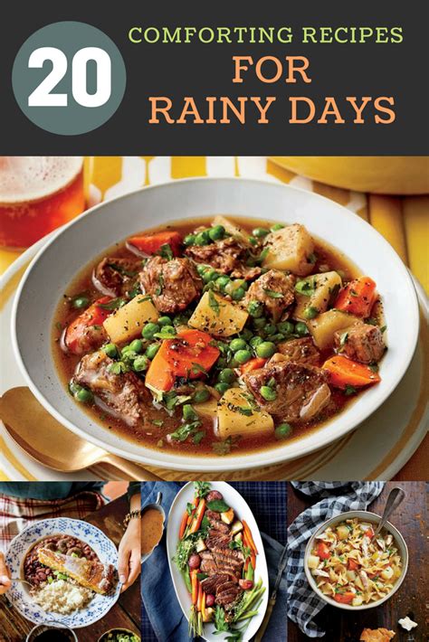 Our rainy day dinner is served! Rainy Day Recipes for When You're Not Planning to Leave the House | Rainy day dinner recipe ...