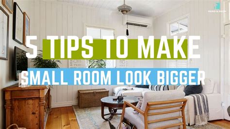 5 Tips That Make Small Room Look Bigger