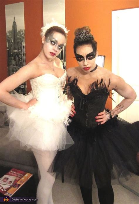 Black Swan And White Swan Halloween Costume Contest Via Costumeworks