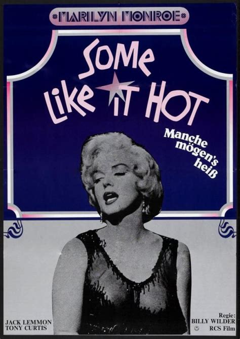 Some Like It Hot Marilyn Monroe Movie Poster