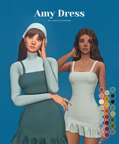 Indecisivewhims Amy Dress Base Game Compatible