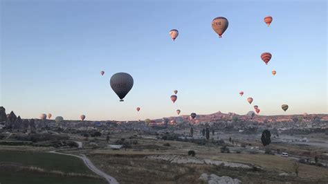 hot air balloon timelapse cappadocia turkey youtube
