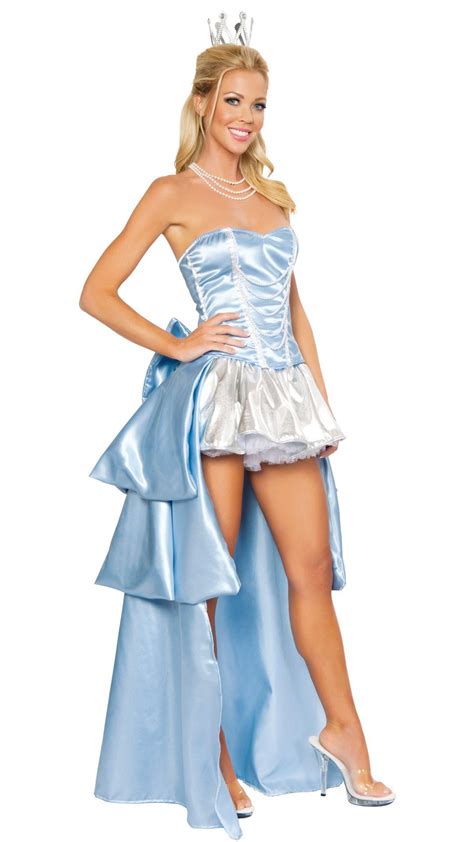 Moonight Sexy Princess Halloween Costume Cinderella Cosplay Brocade