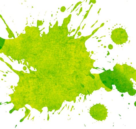 View And Download Hd Splash Watercolor Green Png Png Image For Free
