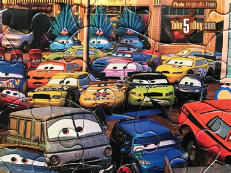 Take Five A Day Blog Archive Ceaco Disney Pixar Cars Puzzle Piece