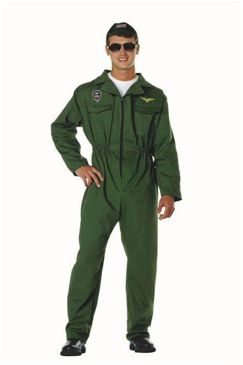 Air Force Pilot Costume Top Gun Jumpsuit — The Costume Shop