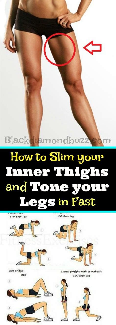 Fitness Motivation How To Slim Your Inner Thighs And Tone Your Legs