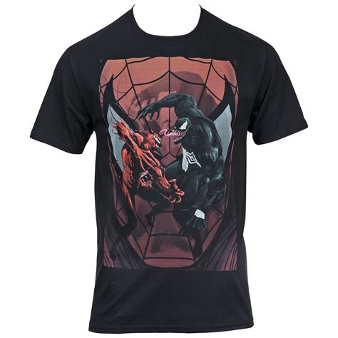 Spider Mans Symbiotes Clash Of Venom Vs Carnage T Shirt