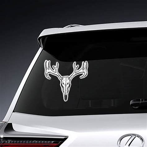 Scary Deer Skull Sticker