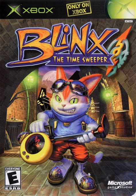 Blinx The Time Sweeper 2002 Xbox Box Cover Art Mobygames