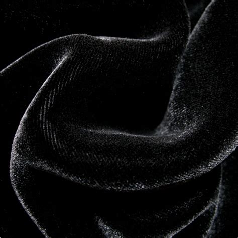 Black Velvet Fabric 110cm Wide Per Metre George Weil