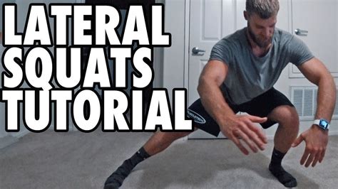 How To Perform Lateral Squats Bodyweight Exercise Tutorial Youtube