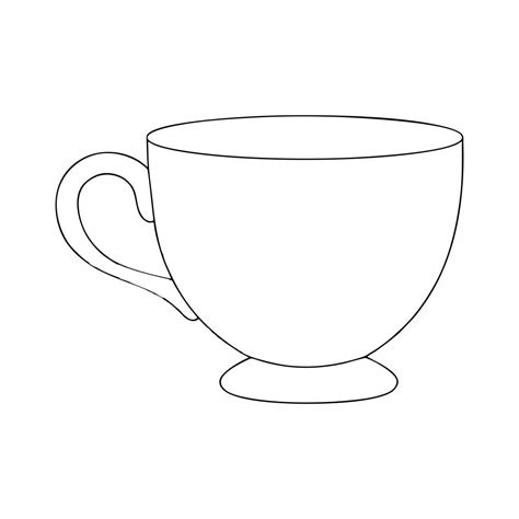 Paper Tea Cup - Free Printable Template
