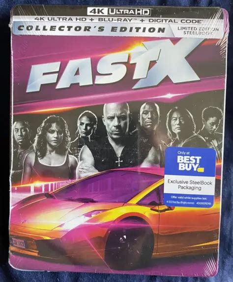 Fast X 4k Steelbook 4k Uhd Blu Ray Digital Code Best Buy