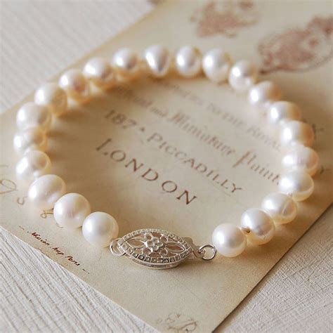 Vintage Style Pearl Bracelet By The Carriage Trade Company Bridal