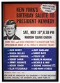 FREE APPRAISAL. Sell Your Happy Birthday John F Kennedy Poster.