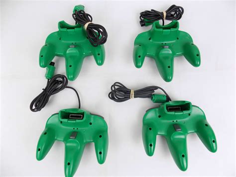 Genuine Nintendo 64 N64 Green Controller 910 Joystick Tested 45496860066 Ebay