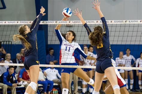 Kansas Sweeps West Virginia In Volleyball News Sports Jobs Lawrence Journal World News