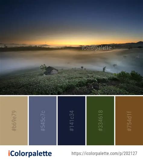 Color Palette Ideas From Dawn Sky Morning Image Icolorpalette
