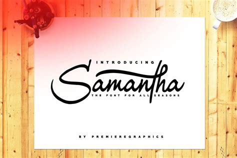 Beautiful Samantha Script Font Free Download Upfonts