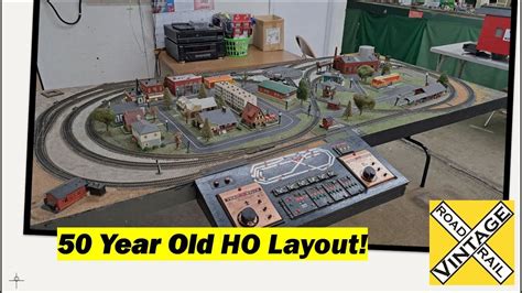 50 Year Old Atlas 4x8 Ho Scale Dc Layout Tour And Test Run It Has
