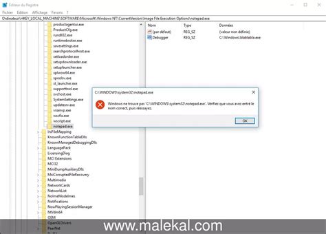 Résoudre les problèmes d exécution ou d ouverture d application malekal com