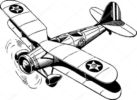 Vintage Airplane Drawing At Getdrawings Free Download