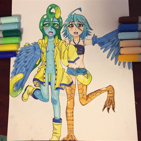 Papi And Suu Monster Musume By Catcusmoe On Deviantart