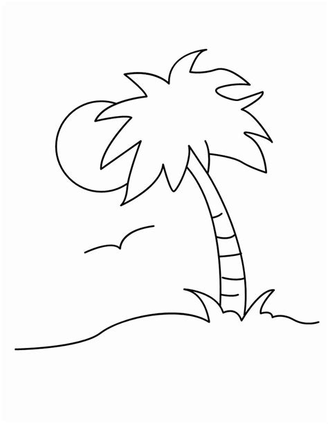 Cut out the shape and use it for coloring, crafts, stencils, and print this crafttake those old bits of green crayons and recycle them into a delightful palm leaf. Palm Tree Coloring Page Elegant Palm Tree Coloring 10 893 ...