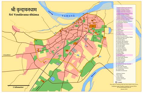 Vrindavan Map