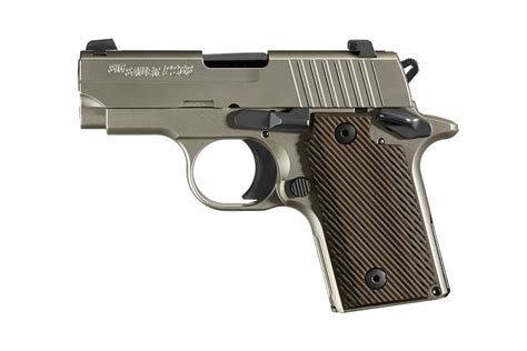 Shop Sig Sauer P238 Nickel 380 Acp Carry Conceal Pistol With Night