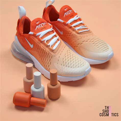 Orange Ombre Nike Air Max 270 Custom Shoes Theshoecosmetics