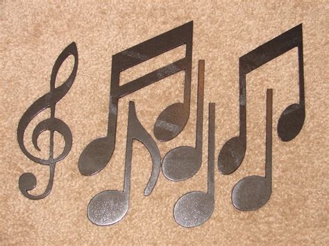 Metal Wall Art Decor Music Notes Musical Note Patio