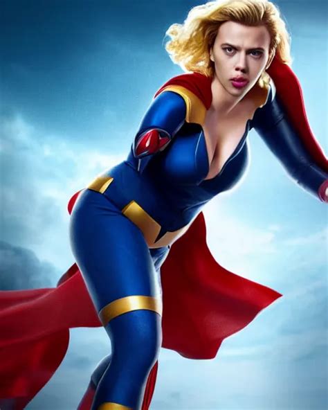 Scarlett Johansson Portraying A Beautiful Power Girl Stable Diffusion Openart