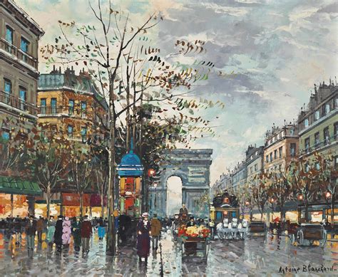 Antoine Blanchard French 1910 1988 Porte Saint Denis Paris