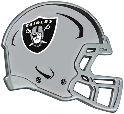Oakland Raiders Auto Emblem Helmet Detroit Game Gear
