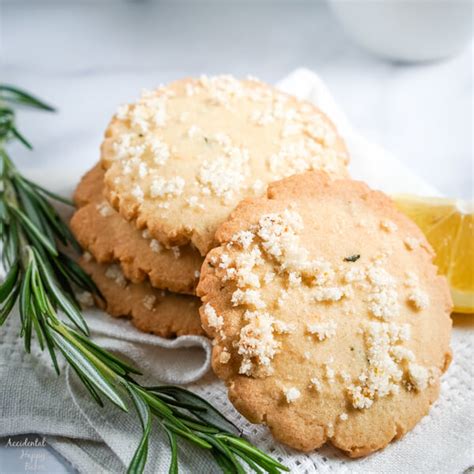 Lemon Rosemary Cookies Accidental Happy Baker