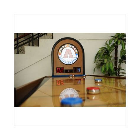 When you buy through links on our site, we may earn an affiliate. Snap-Back Summit Model™ Shuffleboard Table with Optional ...