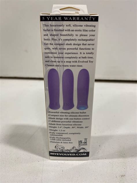 Evolved Purple Haze Rechargeable Bullet Personal Vibe Silicon 7 Variations 844477013039 Ebay