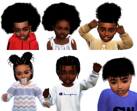 Toddler Hairs Xxblacksims Toddler Hair Sims 4 Sims 4
