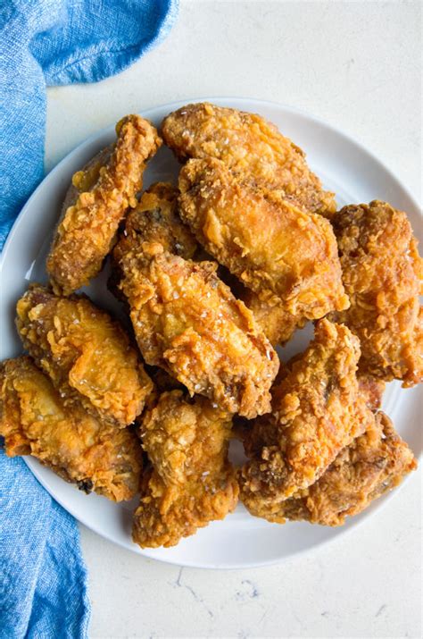 Deep Fried Chicken Wings Recipe Lifes Ambrosia