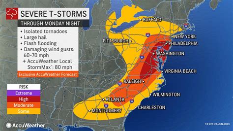 Weather Severe Weather Threat Looms Over Nyc Area This Week 60 Mph
